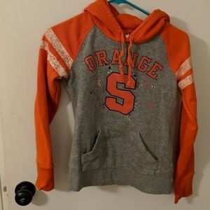 Syracuse Striped Sleeve Hoodie